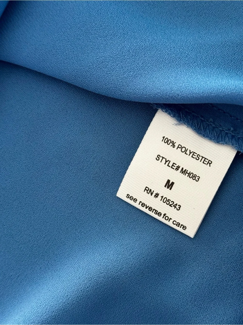 Bobeau Sleeveless Collared Split-Neck Blouse - Blue
